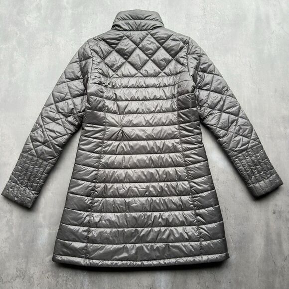 Patagonia Parka Jacket Womens Small Gray Full Zip Quilted Puffer Coat STY27695 - Picture 2 of 16